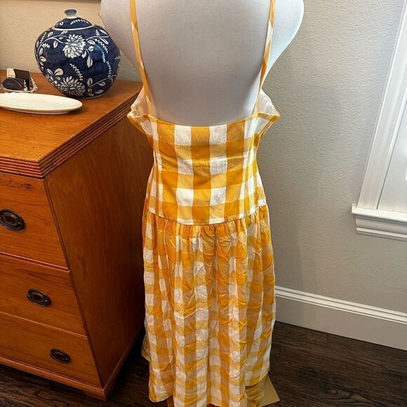 NWT Autumn Adeigbo - Lillian Gingham
Cutout Midi Sundress-C18 - Picture 4 of 6